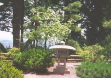 Der japanische Garten in Portland